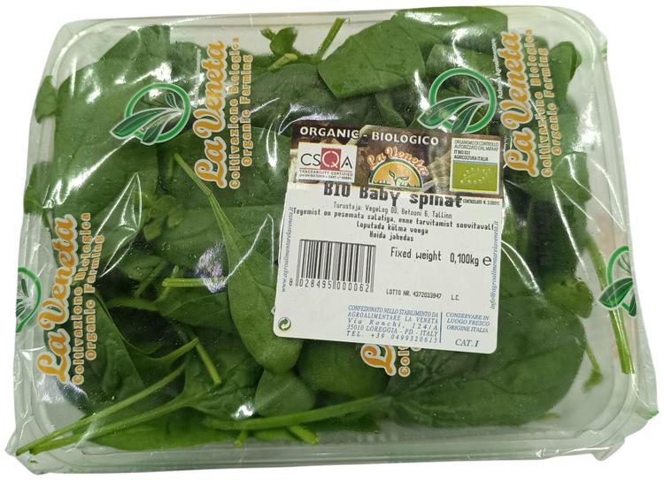 Beebi spinat 100g MAHE