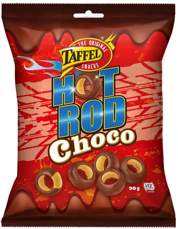 Taffel Hot Rod Choco suklaakuorrutettu snacks 90g