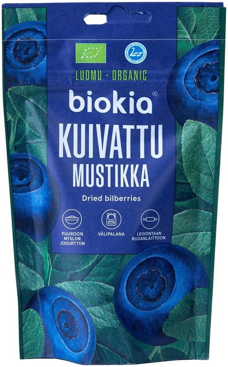 Biokia Luomu kuivattu mustikka 50g