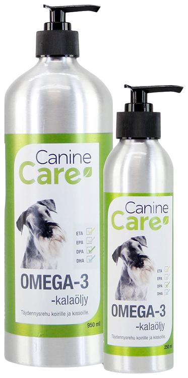 CanineCare Omega-3 -kalaöljy, 250 ml