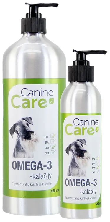 CanineCare Omega-3 -kalaöljy, 250 ml
