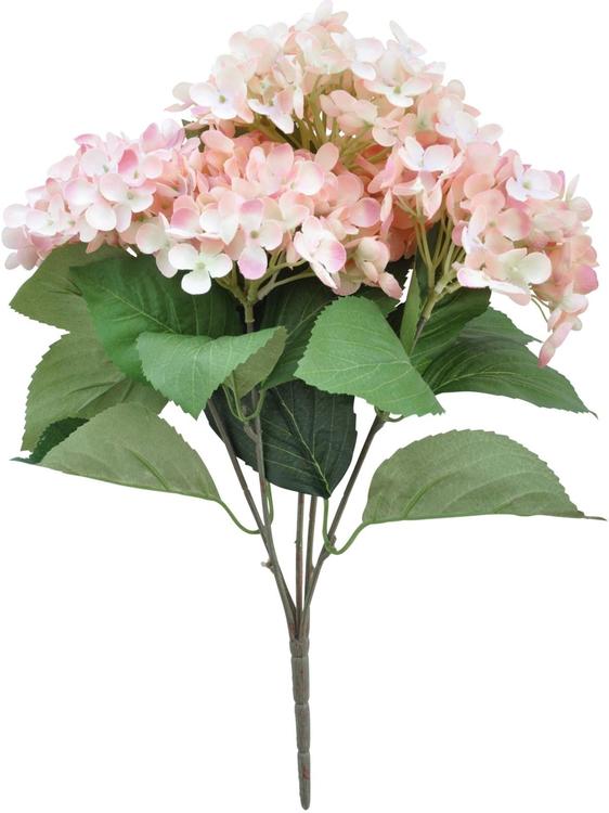 Hortensia kimppu 35x35x40 cm vaaleanpunainen