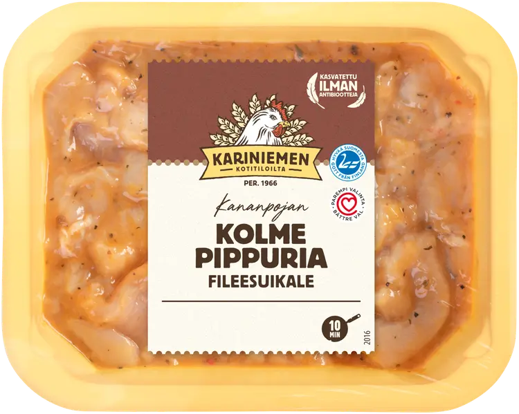 Kariniemen Kananpojan fileesuikale Kolme pippuria 450 g