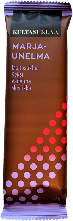 Kultasuklaa Marjaunelma maitosuklaalevy