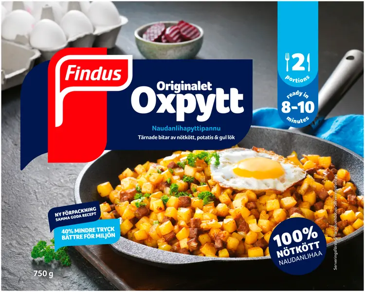 Findus Naudanlihapyttipannu 750 g, pakaste