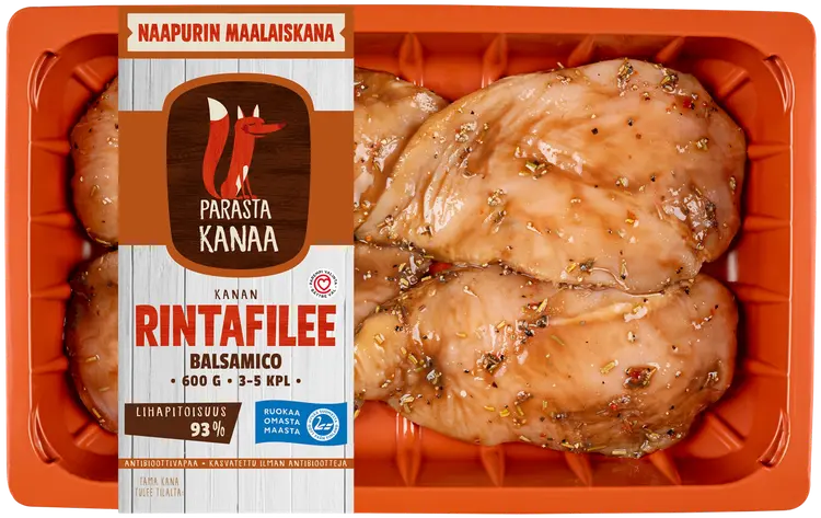 Naapurin Maalaiskanan rintafilee, balsamico 600g