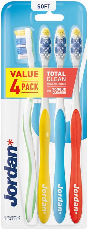 Jordan Total Clean Soft hammasharja 4kpl