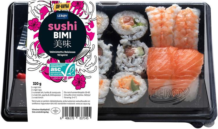 Lerøy Sushi 10 kpl Bimi ASC 320g