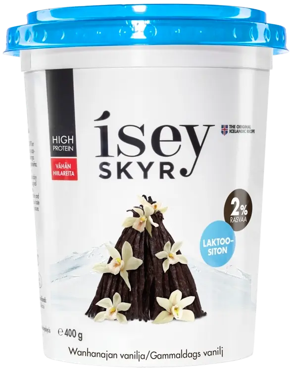 Isey Skyr Wanhanajan vanilja maitovalmiste  laktoositon 2% 400g