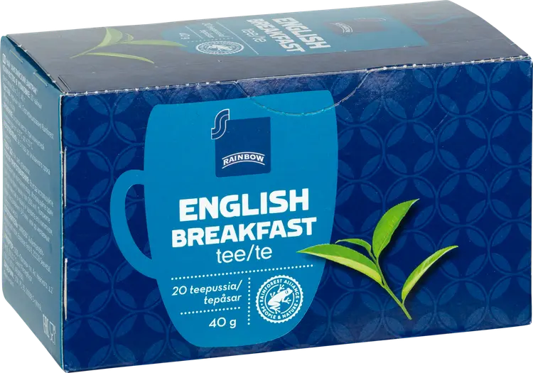 Rainbow English Breakfast tee 40g/20ps