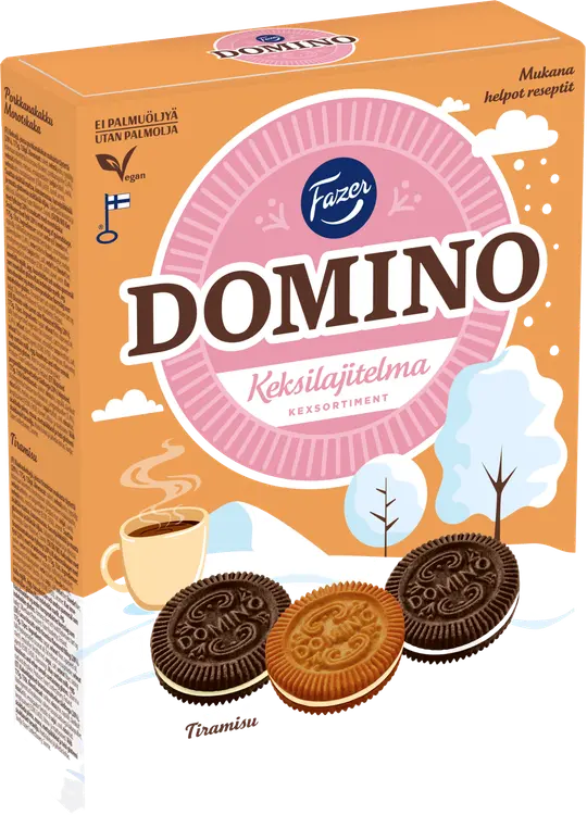 Fazer Domino keksilajitelma 525g