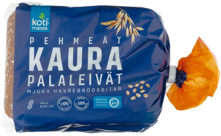 Kotimaista Pehmeät kaurapalaleivät 480g 8 kpl