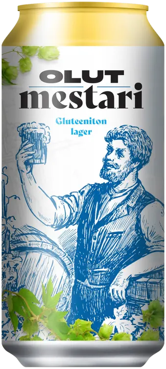 Stadin Panimo Oy Olutmestari Lager gluteeniton 5,0% 0,44l