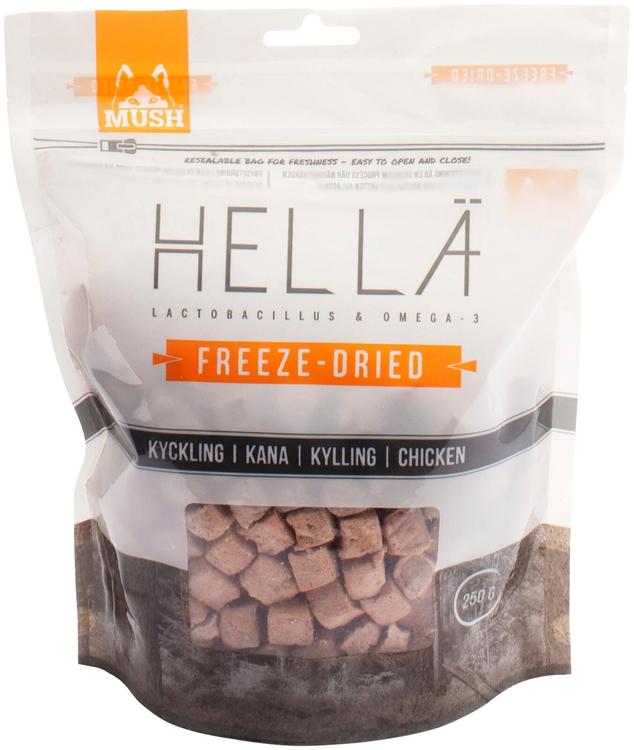 MUSH Hellä Freeze-dried Kana 250g