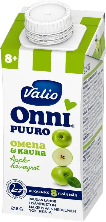 Valio Onni® omena-kaurapuuro 215 g UHT (alk 8 kk)