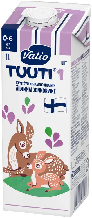 Valio Tuuti® 1 maitopohjainen äidinmaidonkorvike 1 l UHT