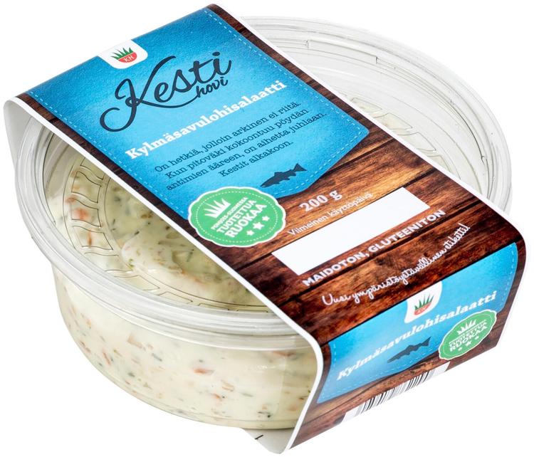 Kasvishovi Kesti kylmäsavulohisalaatti 200g