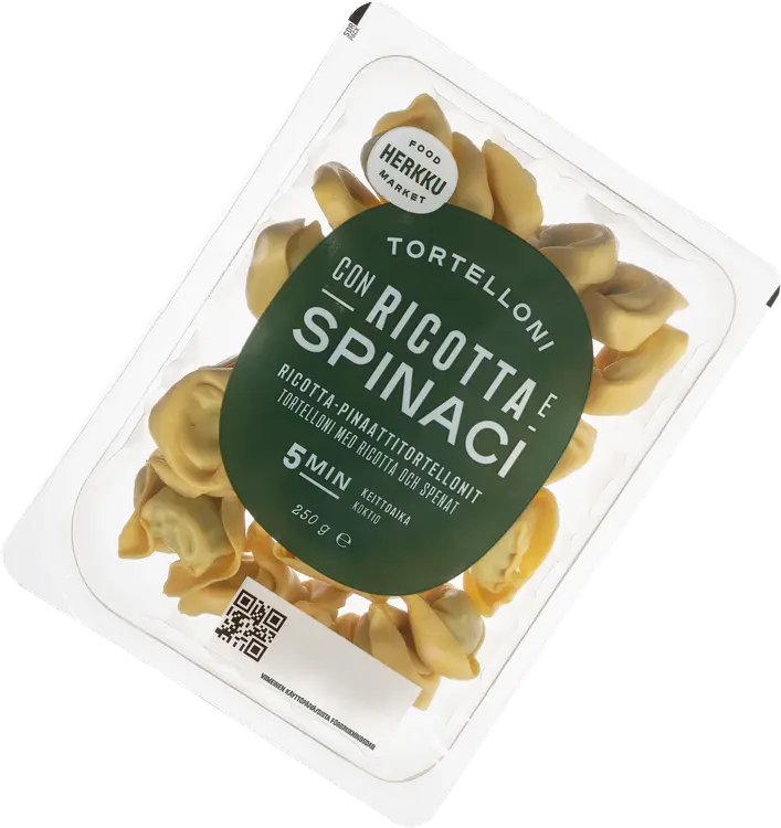 Herkku ricotta-pinaattitortellonit 250 g
