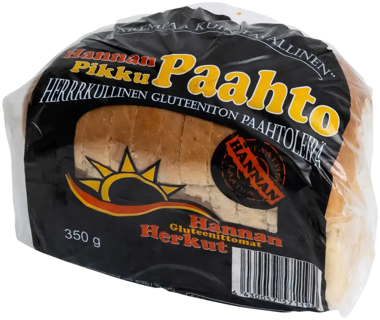 Hannan Gluteenittomat Herkut Gluteeniton paahtoleipä, 350g