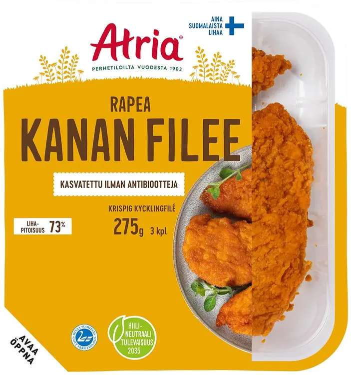 Atria Rapea Kananfilee 275g