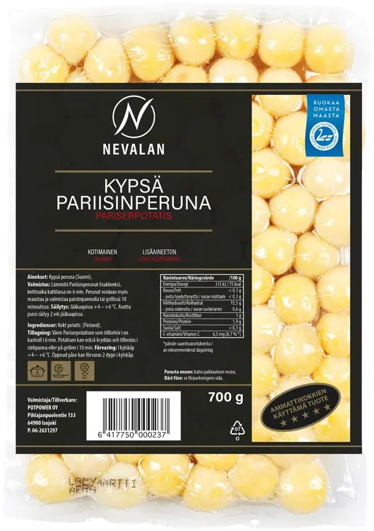 Nevalan Peruna NEVALAN FARMIHERKUT pariisinperuna 700g