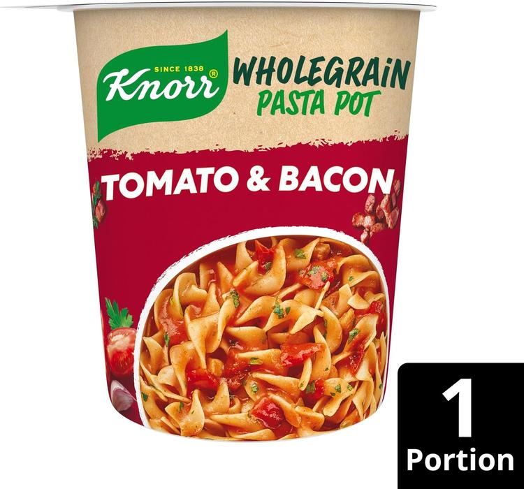 Knorr Wholegrain Tomato & Bacon Snack Pot 57 g