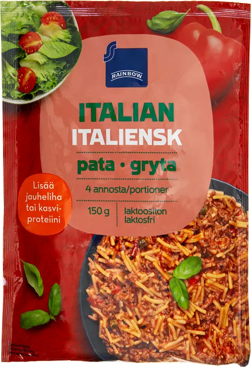 Rainbow Italianpata-aines 150g