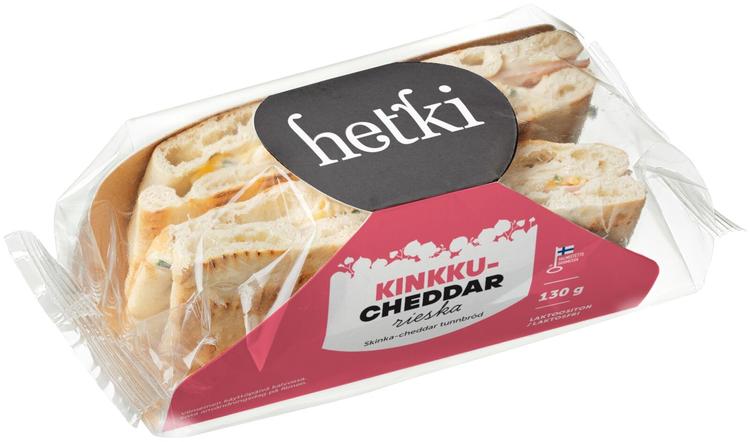 Fresh Hetki Rieska Kinkku-cheddar 130g