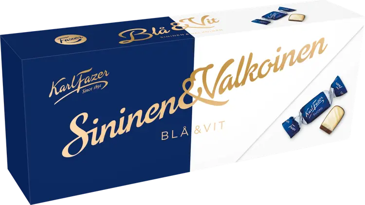Karl Fazer maitosuklaa ja valkosuklaa konvehteja 270g