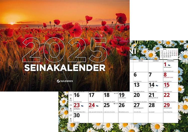 Lihtne seinakalender, 210 x 297mm