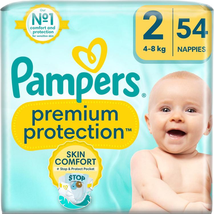 Pampers Premium Protection New Baby S2 4-8kg 54kpl vaippa