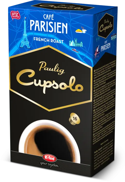 Paulig Cupsolo Café Parisien UTZ 16kpl paahdettua, jauhettua kahvia