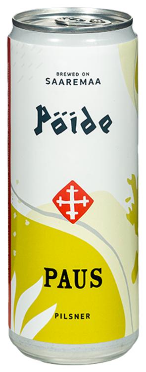 Pöide Paus Pilsner 4,5vol% õlu 330ml