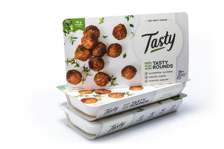 Tasty Rounds vegaaninen pyörykkä 280g, raakapakaste