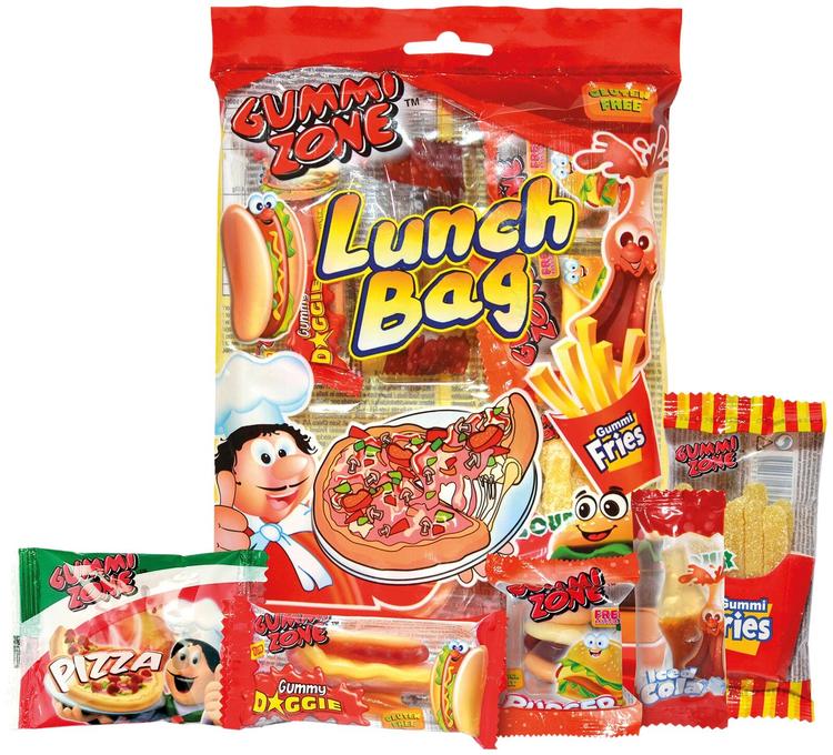 Gummi Zone Lunch Bag makeissekoitus 82g