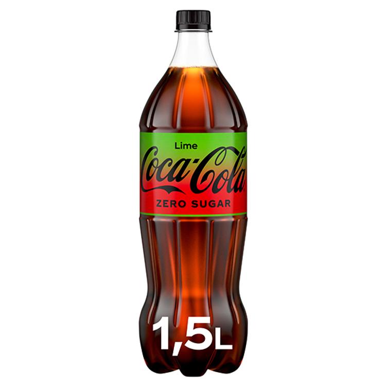 Coca-Cola Zero Sugar Lime virvoitusjuoma muovipullo 1,5 L