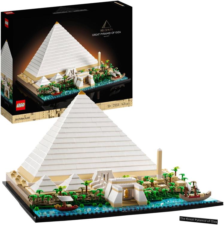 LEGO® Architecture Landmarks Collection: Gizan suuri pyramidi 21058