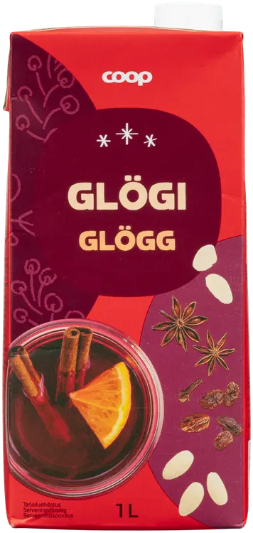 Coop punainen glögijuoma 1l