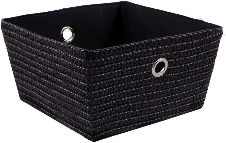 Sisustuskori 29 x 29 x 15 cm musta