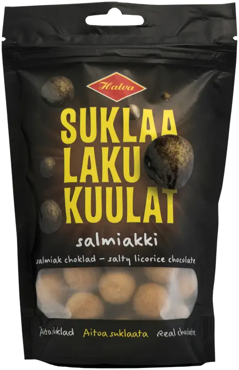 Halva Suklaalakukuulat salmiakki 100 g