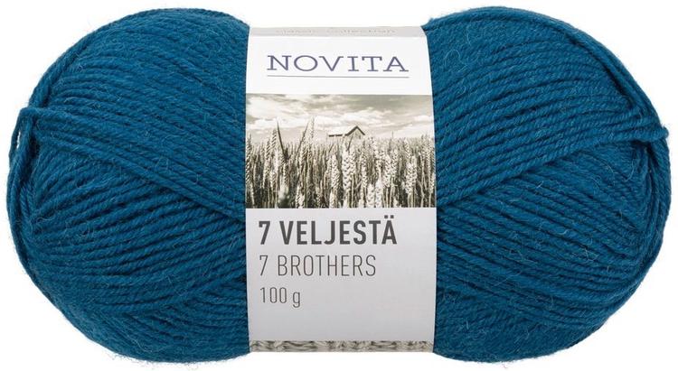 Novita 7 veljestä 100g illansuu 187