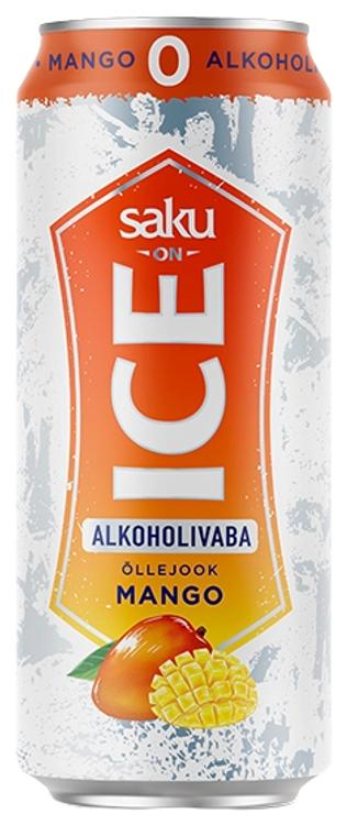 Saku On Ice mango õlu alk.vaba 500ml