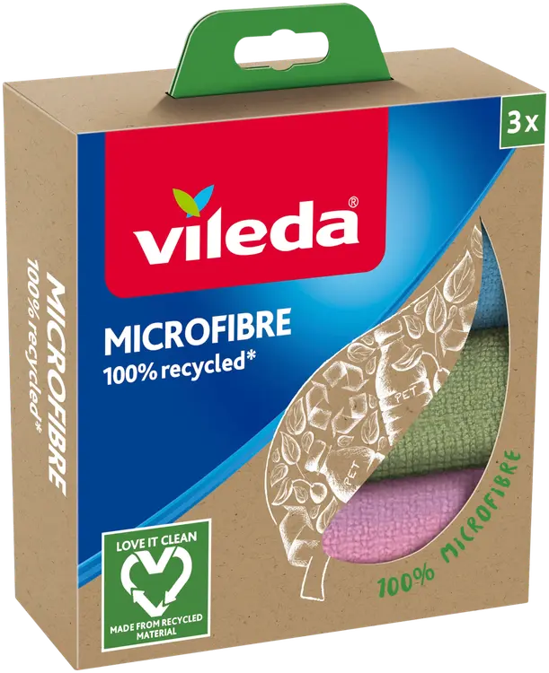 Vileda Microfibre 100% recycled siivousliina