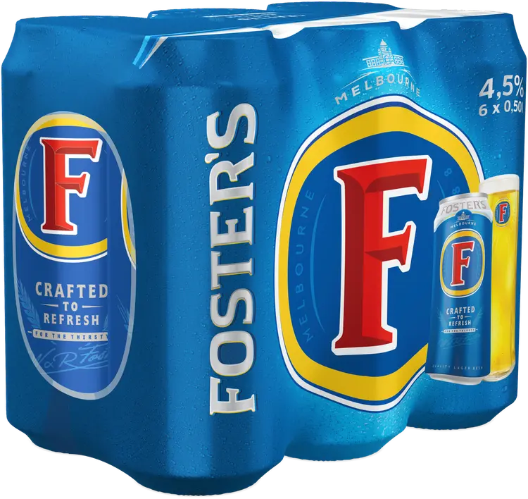 Foster's olut  4,5% 6 x 0,5 l