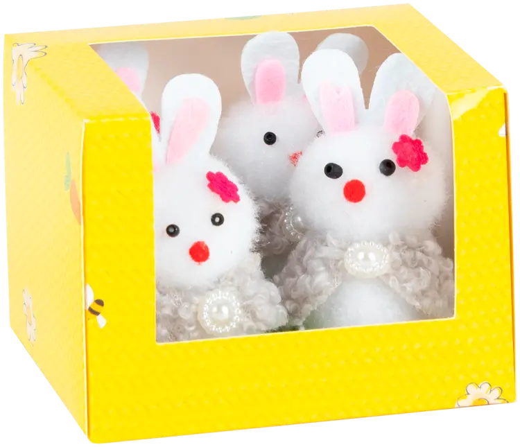 Pääsiäispupu Helmi 6 cm 4 kpl