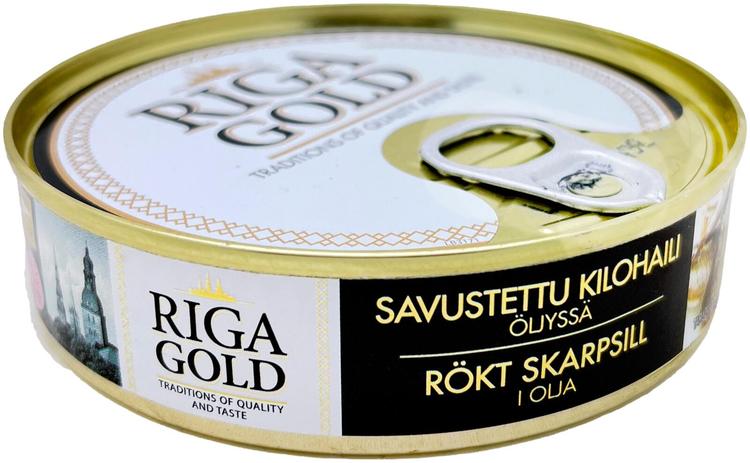 Riga Gold Savustettu kilohaili öljyssä 160g/112g