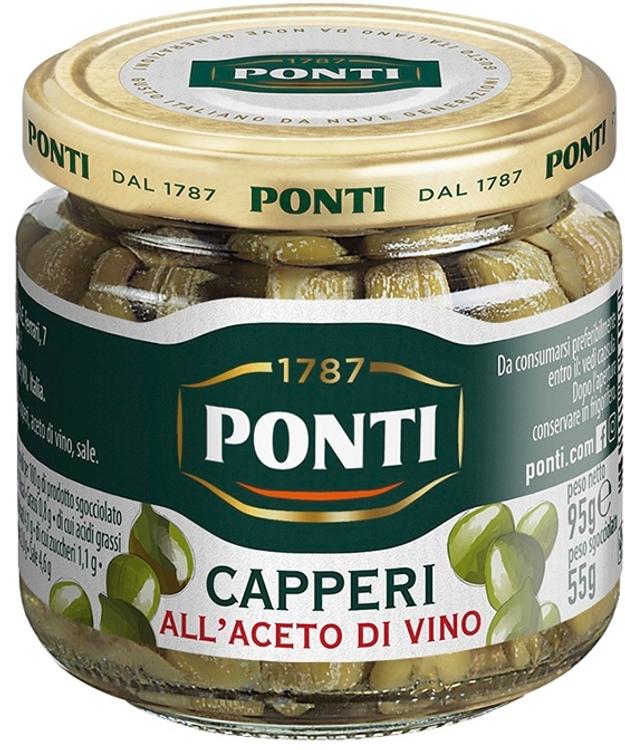 Ponti kapparid veiniäädikas 95g/55g