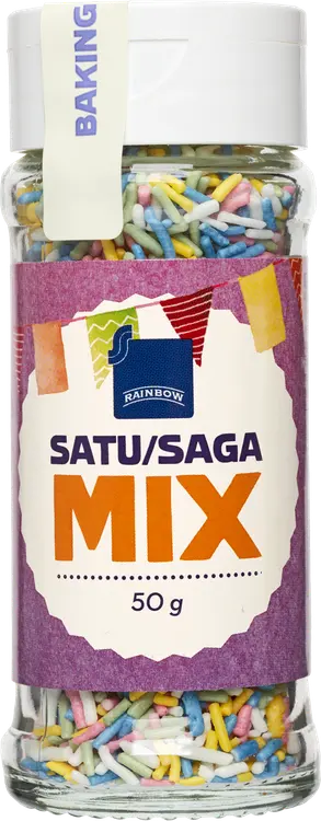 Rainbow strösseli satu mix 50g