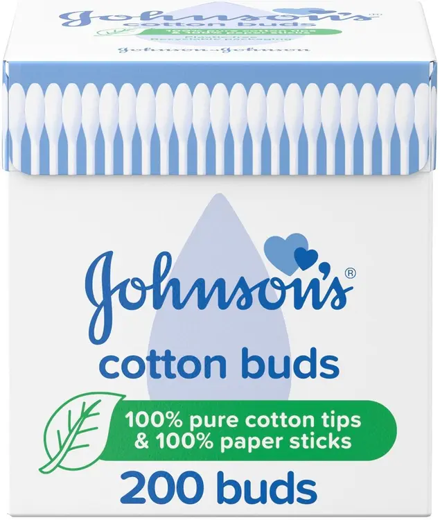 Johnson's Cotton Buds vanupuikot puikko paperia 200kpl
