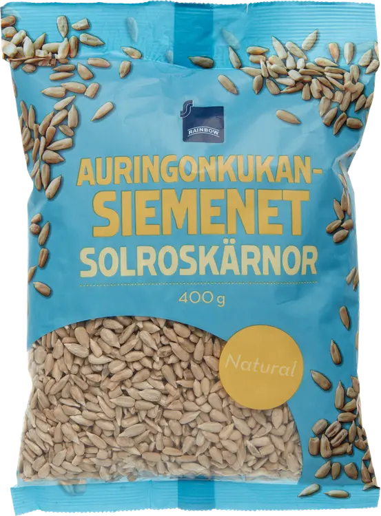 Rainbow 400g auringonkukansiemenet natural